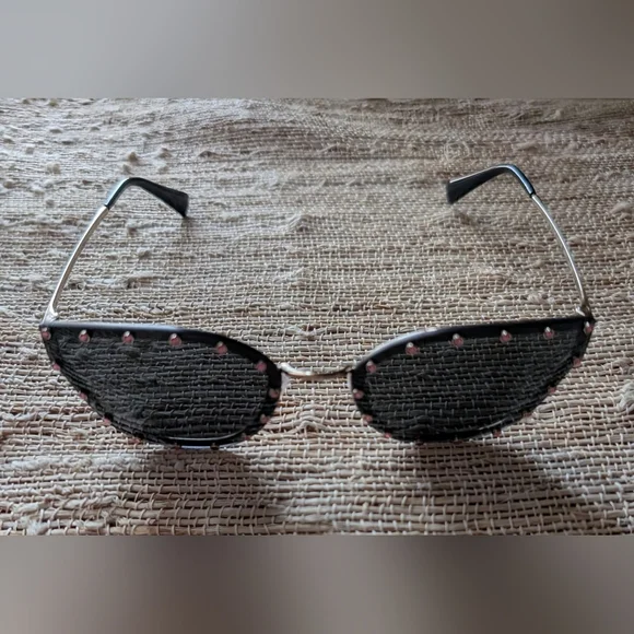 Valentino • Crystal Studded Butterfly Sunglasses